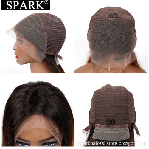 100% REAL HUMAN HAIR Bone Straight Lace Wig, Hd Lace Frontal Wigs Transparent Lace Wig,Natural lace front wigs for black women